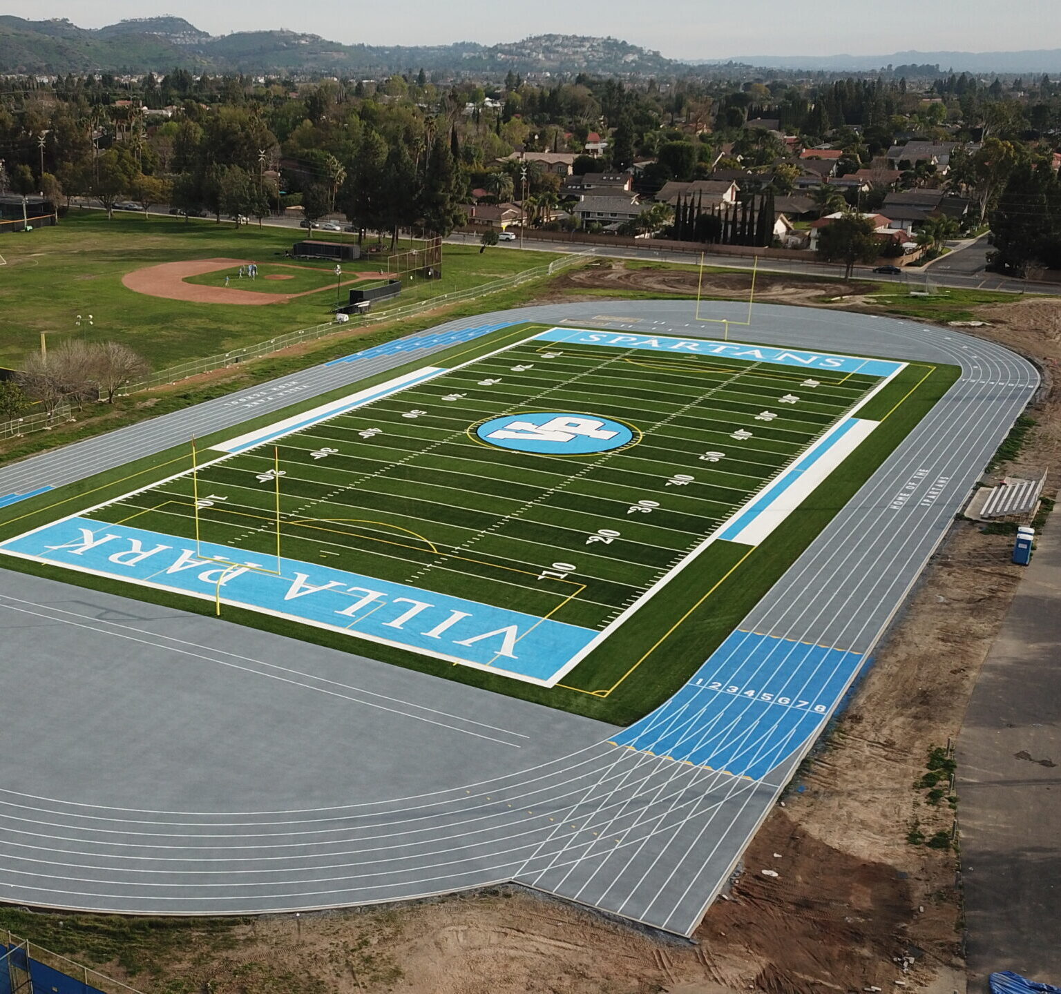 Completed track project